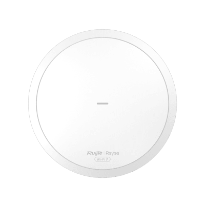 RUIJIE - Punto de acceso Wi-Fi 7 para interior en techo hasta 3.57 Gbps doble banda 802.11be MU-MIMO 2x2