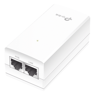 TP-LINK - Inyector PoE Pasivo / 24V 12W / 2 puertos Gigabit / Montaje en pared / Plug and Play