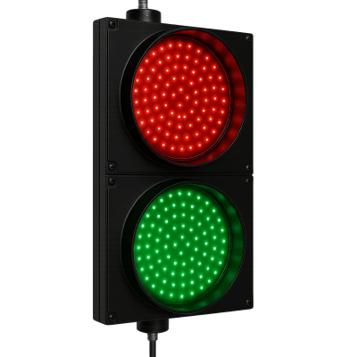 ACCESSPRO - Semáforo / Señalización Rojo y Verde / Diametro 20 cm.