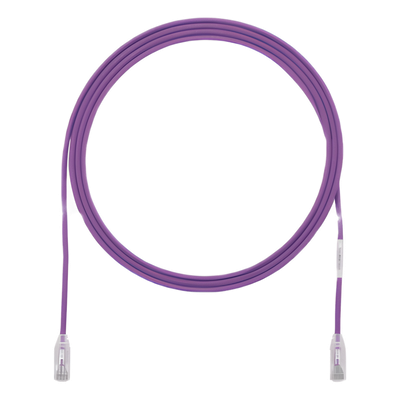 PANDUIT - Cable de Parcheo UTP Cat6 / 28 AWG / 7.62 m (25 ft) / Diámetro Reducido 3.8 mm / Doble Clasificación CM/LSZH / PoE hasta 90W