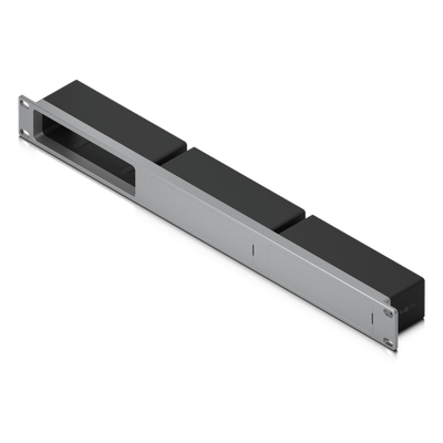 UBIQUITI - Accesorio de Montaje en Rack / 1U / 19 Pulgadas / Hasta 3 Unidades / Aluminio / Acceso Frontal