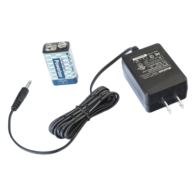 RANGER SECURITY DETECTORS - Cargador y Batería Recargable / 9 Vcc / Salida Dual 2x 9V 16 mA / Alimentación 120 Vca / Detector Portátil