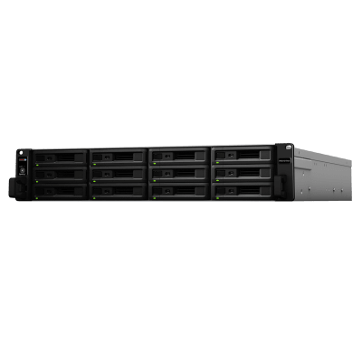 SYNOLOGY - Unidad de Expansión Synology RXD1219sas | 12 Receptáculos SAS | Diseño Modularizado | Fuentes de Alimentación Redundantes | Conectividad Mini-SAS HD.