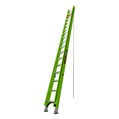 LITTLE GIANT LADDER SYSTEMS - Escalera de Extensión / Fibra de Vidrio y Aluminio / 10.9 m (35.8 ft) / Capacidad 375 lb (170 kg) / Estabilizadores Niveladores Integrados / Certificación ANSI-OSHA