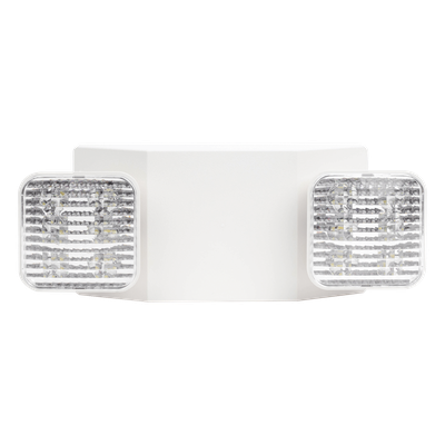 SFIRE - Luz LED de Emergencia / Doble LED 1W / 150 Lúmenes / Voltaje Universal 127-277 VAC / Autonomía 90 min / UL 5VA