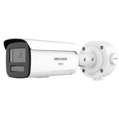 HIKVISION - [ PROTECCIÓN ACTIVA ] Bala IP 4 Megapixel / Lente 4 mm / 60 mts IR / Exterior IP67 / Micrófono y Bocina Integrado (Audio de Dos Vías) / DARKFIGHTER / PoE+ / Luz Estroboscopica / ONVIF / Micro SD / 4 Analíticos
