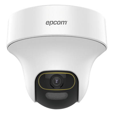 EPCOM - Cámara Domo TurboHD / 2 Megapixel / Dual Light 20 m (65.6 ft) / IR 30 m (98.4 ft) / Gran Angular 106° / IP67 / Audio Integrado