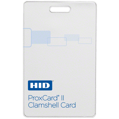 HID - Tarjeta de Proximidad Acabado Matte ProxCard II HID Clamshell (Gruesa) / Garantía de por Vida/ (1326) / Diseño personalizado