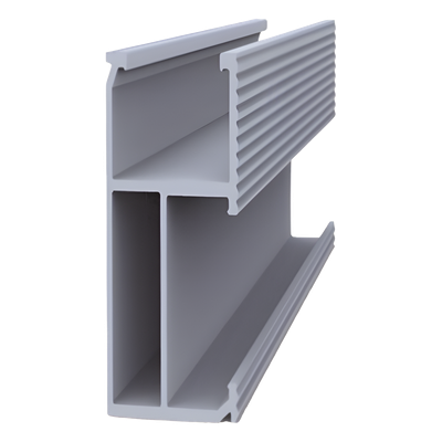 EPCOM POWERLINE - Riel de Montaje Fotovoltaico / Aluminio Anodizado / Longitud 2.7 m (8.86 ft) / Estructura Modular