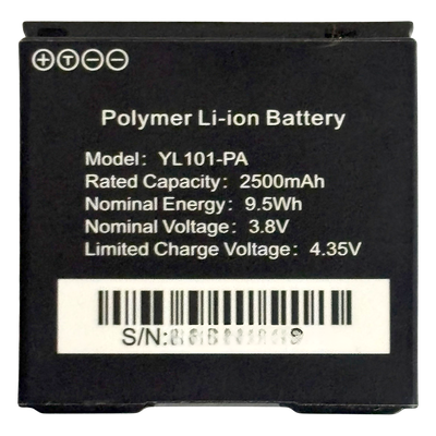 EPCOM - Batería de Respaldo / 2500 mAh / 3.8 VCC / Litio de Alta Densidad / 40 x 40 x 14 mm