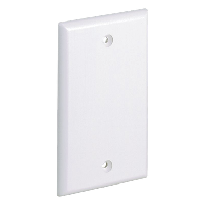 PANDUIT - Placa de Pared Ciega / Vertical Plano / ABS / 69.8x114.4 mm / 2.75x4.5 in / Blanco