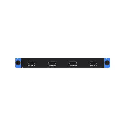HIKVISION - Tarjeta de Salida HDMI de 4 Canales / Resolución 4K por Puerto / Soporte Audio HDMI / Carga 2.6 MP por Puerto / Compatibilidad HDMI 1.4