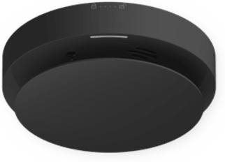 HIKVISION - (AX PRO) Detector de Humo Fotoeléctrico y Temperatura / Color Negro / Interior / Soporta Funcionalidad Autónoma