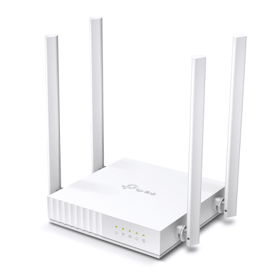 TP-LINK - Router Inalámbrico AC750 / 2.4 GHz y 5 GHz Hasta 733 Mbps / 4 Antenas Externas Omnidireccional / 3 Modos en 1 / 4 Puertos LAN 10/100 Mbps / 1 Puerto WAN 10/100 Mbps / Soporta AgiNet Config - AgiNet ACS (Herramienta de gestión remota)