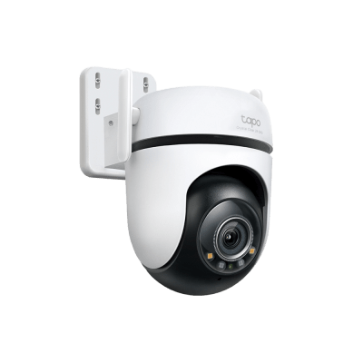 TP-LINK - Cámara de Seguridad Exterior PTZ Wi-Fi / 2K QHD 4MP (2560×1440) / Visión Nocturna Color Starlight / Seguimiento 360° / IP66 / Detección IA Personas-Mascotas-Vehículos / Audio Bidireccional / Almacenamiento microSD 512
