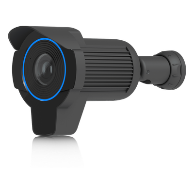 UBIQUITI - Cámara IP LPR / 4K 8 Megapixel / Zoom Óptico 3x / IR 15 m (49.2 ft) / AI-LPR 90 km/h / IP66 IK04 / PoE+