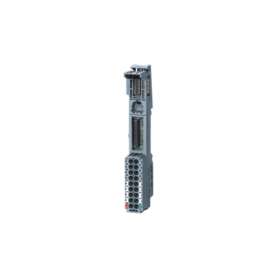 SIEMENS - BaseUnit ET 200SP BU15-P16+A0+2B / Tipo A0 / Terminales Push-in / 16 Terminales de Proceso / 10A Capacidad de Corriente / Puenteado a la Izquierda / 15x117 mm / Sin Terminales AUX