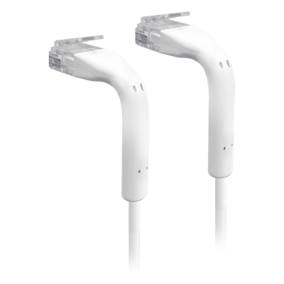 UBIQUITI - Cable Patch Cat6 / UTP / 30AWG / 0.3m (0.98ft) / TPE / Blanco / PoE+++ / GbE