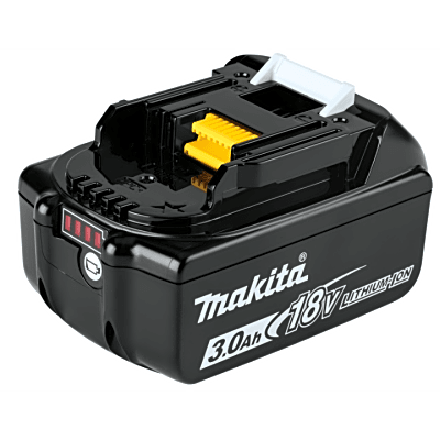 MAKITA - Batería LXT Litio-Ion de 18V 3 Ah, con led indicador de nivel de carga.