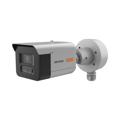 HIKVISION - Bala IP 4 Megapixel / Lente Mot. 2.7 a 13.5 mm / Polimero Anticorrosivo (Ideal para Zonas Costeras o Alta Salinidad) / ColorVu / Dual Light (50 mts IR + 50 mts Luz Blanca) / WDR 130 dB / Exterior IP68 / IK10 / ONVIF