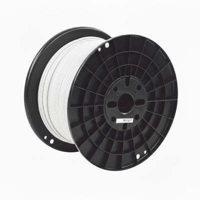 PANDUIT - Bobina de Cable UTP de 4 Pares, Cat6A, 23 AWG, CMP (Plenum), Color Blanco, 305 Metros (1000 Pies)