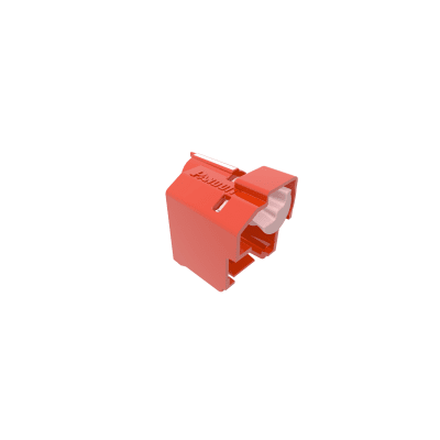 PANDUIT - Kit de 100 Dispositivos Para Impedir Desconexión de Plug RJ45, Color Rojo, Incluye 5 Herramientas para Instalar/Retirar