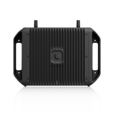 UBIQUITI - Cloud Gateway Industrial Rugerizado sin Ventilador con Puertos 10 GbE, 350W de Potencia Total para Despliegues PoE de Alta Densidad, Enrutamiento Avanzado y Almacenamiento microSD para Aplicaciones UniFi