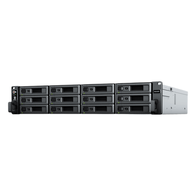 SYNOLOGY - Servidor NAS Rack / 12 Bahías / 2U / Hasta 432 TB / 10GbE Integrado / Fuentes Duales Hot-Swap / RAID / Expansión PCIe 3.0 x8