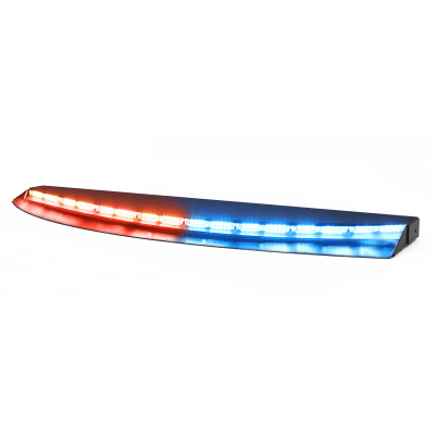 ECCO - Visera Interior Trasera Dual Color Rojo/Azul Sin Bracket, 96 Led, Necesario CZMATSIBSYS