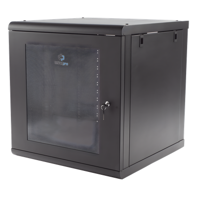 LINKEDPRO - Gabinete de Pared / 16U / 635 mm Profundidad / 25 in / Cristal Templado / 100 kg Carga / Calibre 18