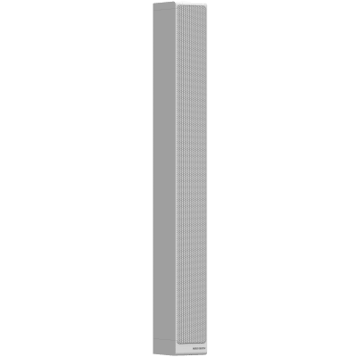 HIKVISION - Columna de Altavoces Lineales DS-QAP54R15-2 / 2.25 Pulgadas / 150 W / 12 Unidades con Imán de Neodimio / Ángulo de Cobertura Horizontal 160° / Nivel Máximo de Presión Sonora 117 dB @ 1 m / Negro o Blanco