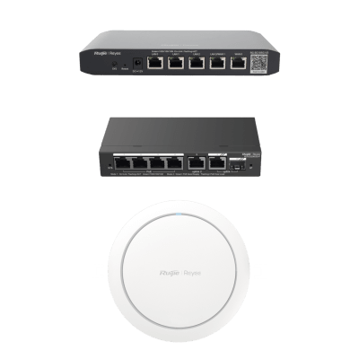 RUIJIE - Equipos Ruijie DEMO Ideal para Probar Integraciones de Redes y WiFi 6 con CCTV