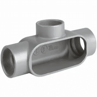 HUBBELL - Caja Condulet Tipo T de 1/2"/ Aluminio libre de Cobre.
