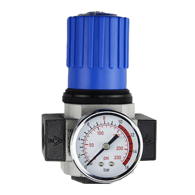 TITAN-AUTOMATION - Regulador de Presión Neumático / Puerto G1/2´´ / Presión Máxima Entrada 230 psi / Presión Máxima Salida 175 psi / Caudal Máximo 3500 l/min