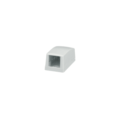PANDUIT - Caja de Montaje en Superficie, Para 1 Módulo Mini-Com, Color Blanco