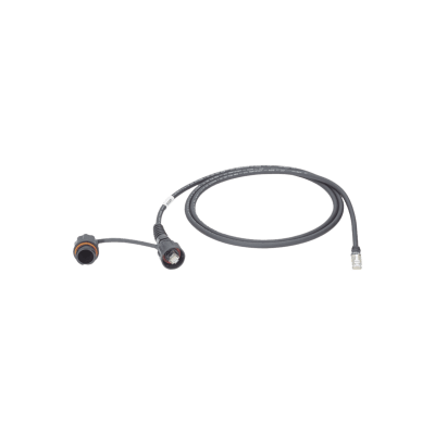 PANDUIT - Patch Cord Cat6A IndustrialNet, Blindado S/FTP, Con Plug Industrial y Tapa en Un Extremo, 2 Metros (6.56 Pies)