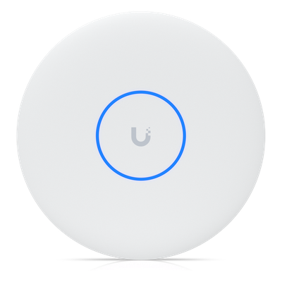 UBIQUITI - Punto de Acceso Wi-Fi 7 / Tri-Banda con 6 GHz / 8 Transmisiones Espaciales / Cobertura 160 m² (524.9 ft) / 500 Usuarios Concurrentes / Puerto 10 GbE / Radio de Escaneo Espectral Dedicado