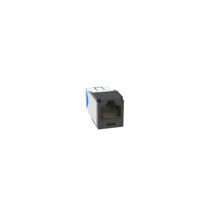 PANDUIT - Conector Jack RJ45 Estilo TG, Mini-Com, Categoría 6A, Con Gel Resistente a la Corrosión, de 8 Posiciones y 8 Cables, Color Negro