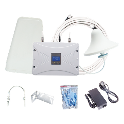 EPCOM - Kit Amplificador de Señal Celular 4.5G LTE, 3G y Voz. Funciona con Todos los Operadores. Soporta Múltiples Dispositivos y Tecnologías. Hasta 1000 metros cuadrados de Cobertura