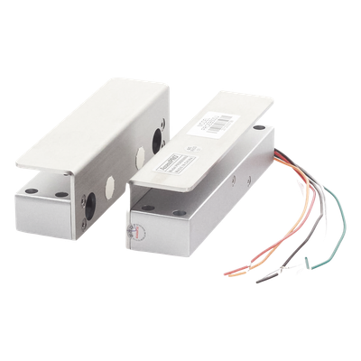 ACCESSPRO - Cerradura de Perno para Puertas de Vidrio / 1000 kg Fuerza de Sujeción / 12 VCC / 1/2" Vidrio / 150 x 39 x 37 mm / 5-8 mm Espacio Requerido
