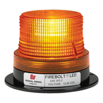FEDERAL SIGNAL - Estrobo LED Ámbar / Bajo Perfil / 2 Joules / 12-72 Vcc / 2 W / 12.7 x 9.1 cm