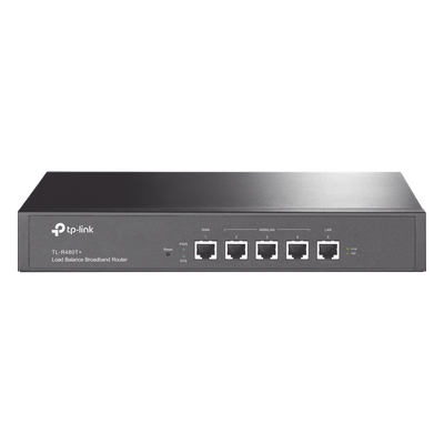 TP-LINK - Router Balanceador de Carga / 4 Puertos WAN / 30,000 Sesiones Concurrentes / Firewall Integrado / Control de Banda por IP