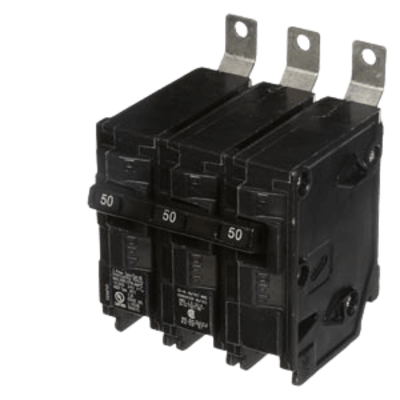 SIEMENS - Interruptor automático atornillable tipo BL 3 polos, 50 amp.