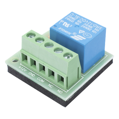ACCESSPRO - Módulo de Relé para Control de Acceso / Salida NO/NC/COM / 3A a 125 VCA / 12 VCC / -20°C a 70°C / Interbloqueo de Puertas