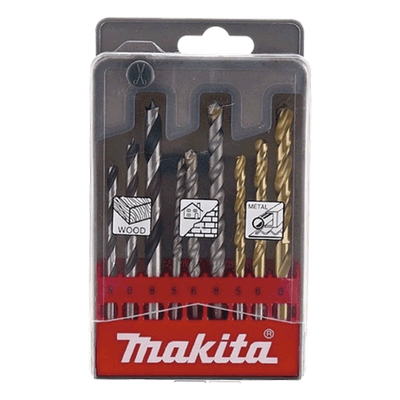 MAKITA -  Juego con 9 piezas de brocas
