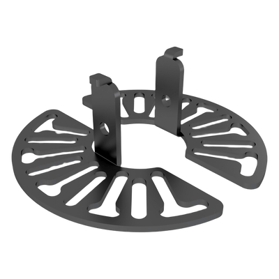 EPCOM INDUSTRIAL - Soporte de Montaje Universal / Cámara Domo / 125 mm (4.92 in) de Diámetro / Altura Ajustable 45.2 mm (1.78 in) / Acero de Alta Resistencia