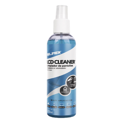 SILIMEX - Limpiador de Pantallas / Líquido Antiéstático / Atomizador 250 ml / Compatible con Laptops, Tablets, Smart TV, Smartphones, Cámaras y Lentes