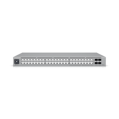 UBIQUITI - UniFi Switch Pro Max 48 – Switch Capa 3 con 48 Puertos (16 × 2.5 GbE y 32 × 1 GbE), 4 Puertos SFP+ 10G y Pantalla Informativa Integrada