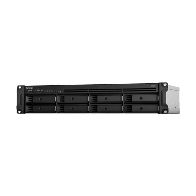 SYNOLOGY - Servidor de Almacenamiento en Red RackStation RS1221+ | 8 Bahías | Expansión a 12 Bahías | CPU AMD Ryzen V1500B | 4 GB DDR4 ECC | RAID Soportado | 10/25GbE | Synology High Availability | Protección de Datos Integral.