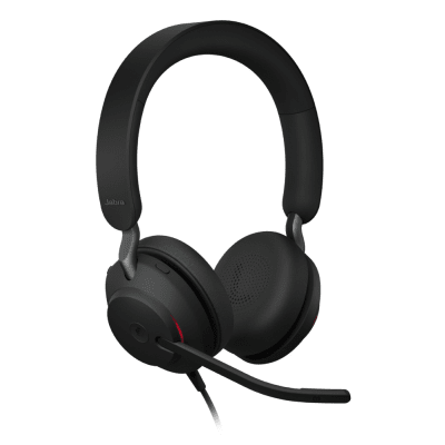 JABRA - Jabra Evolve 2 40SE, Auricular Stereo Versión MS con Aislamiento de Ruido, Conexión USB C/A y Indicador de Ocupado (Busylight) (24189-999-799)